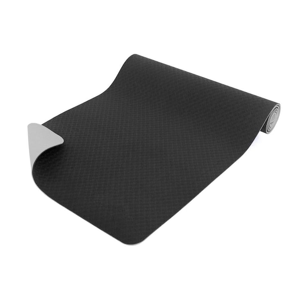 PROSOURCEFIT Black/Grey 72 in. L x 24 in. W x 0.25 in. T Natura TPE Yoga  Mat Non Slip Waterproof (12 sq. ft. covered) ps-1800-tpe-black/grey - The  Home Depot