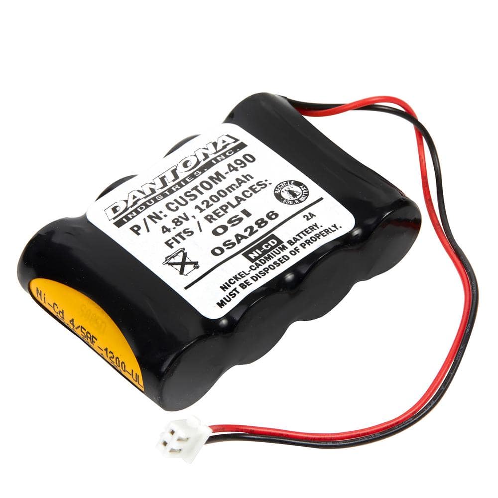 4.8V NICAD 1200mAh Emergency Lighting Battery 026-193