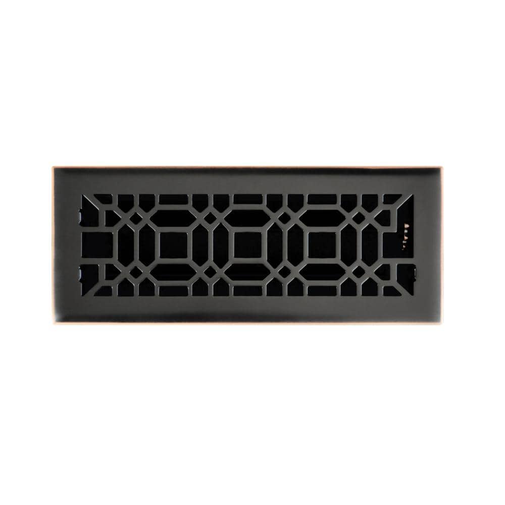 Oriental 4 in. x 12 in. Steel Floor Register in Oil Rubbed Bronze price history on PriceWatchPro