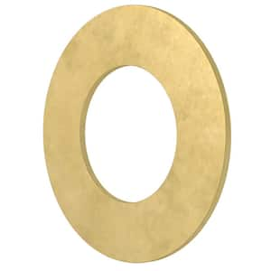 1/4 in. Brass Flat Washer (10-Pack)