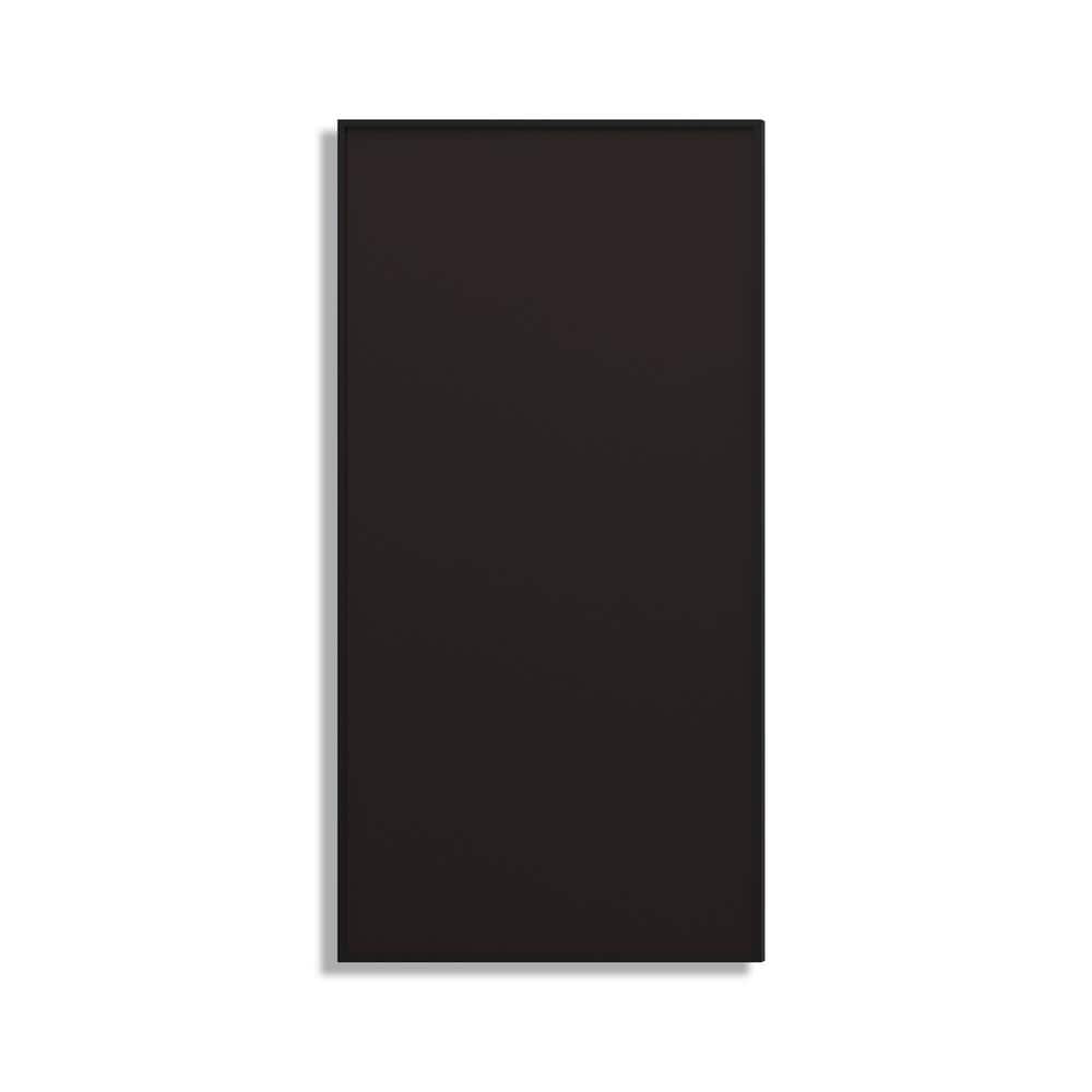 Slim Black Infrared Electric Panel Heater, 800 Watt