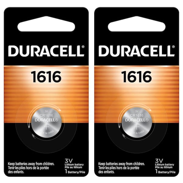 Duracell 1616 Lithium Coin 1-Count Battery Mix Pack (2 Total Batteries)  004133304300 - The Home Depot