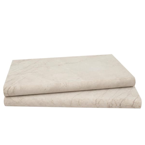 MSI Aegean Pearl 5 cm x 12 in. x 24 in. Tumbled Marble Pool Coping (10-Piece / 20 Sq. ft. / Pallet)