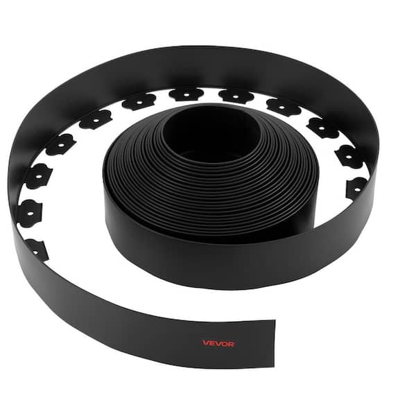 Landscape Edging, 66ft. x 4in. Plastic Garden Border Edging with 60 Spikes & 2 Ground Stakes, Flexible 2025 update