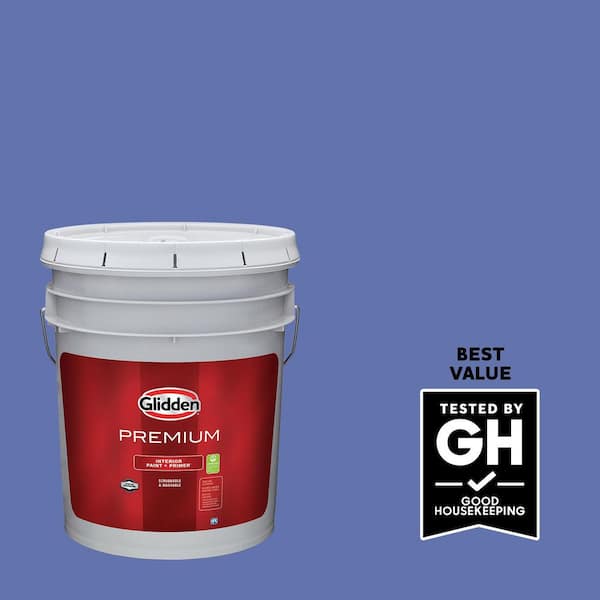 Glidden Premium 5 gal. PPG1245-6 King's Robe Semi-Gloss Interior Paint