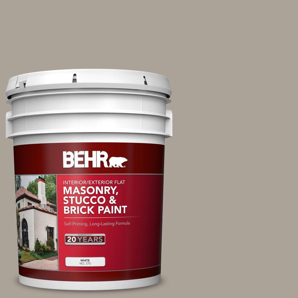 5 gal. #ECC-18-1 Quail Ridge Flat Interior/Exterior Masonry, Stucco and Bri