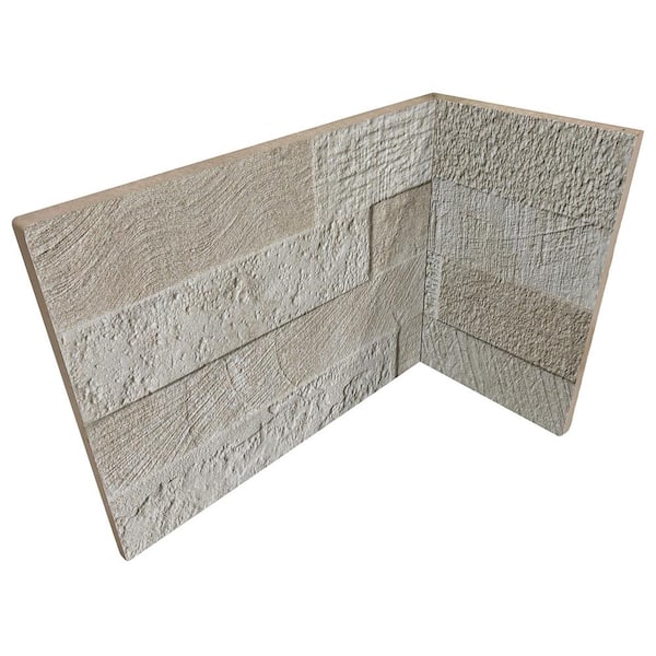 Ivy Hill Tile Holden Beige 7.87 in. x 3.93 in. x 5.90 in. Textured Porcelain Wall Inside Corner Piece (0.48 Sq. Ft. / Each)