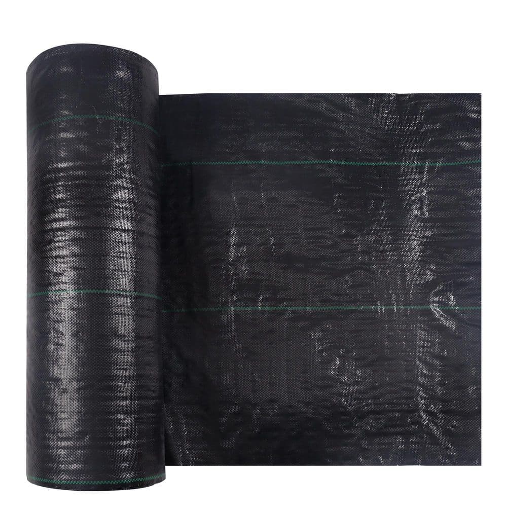 6.5 ft. x 300 ft. Black Weed Barrier, 3 oz. Heavy Duty Landscape Fabric Ground Cover for Garden Weed Control price history on PriceWatchPro