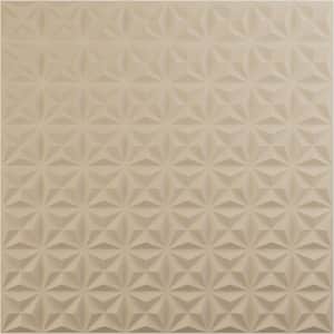 19 5/8 in. x 19 5/8 in. Coralie EnduraWall Decorative 3D Wall Panel, Smokey Beige (12-Pack for 32.04 Sq. Ft.)