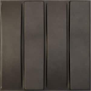 19-5/8"W x 19-5/8"H Caputo EnduraWall Decorative 3D Wall Panel, Weathered Steel (12-Pack for 32.04 Sq.Ft.)