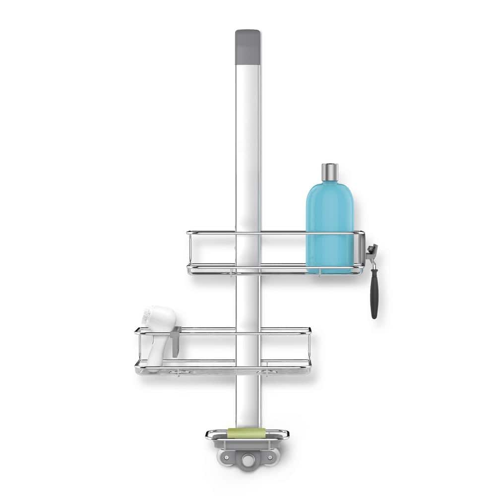 Simplehuman Adjustable Shower Caddy Xl Stainless Steel/anodized Aluminum  Silver : Target