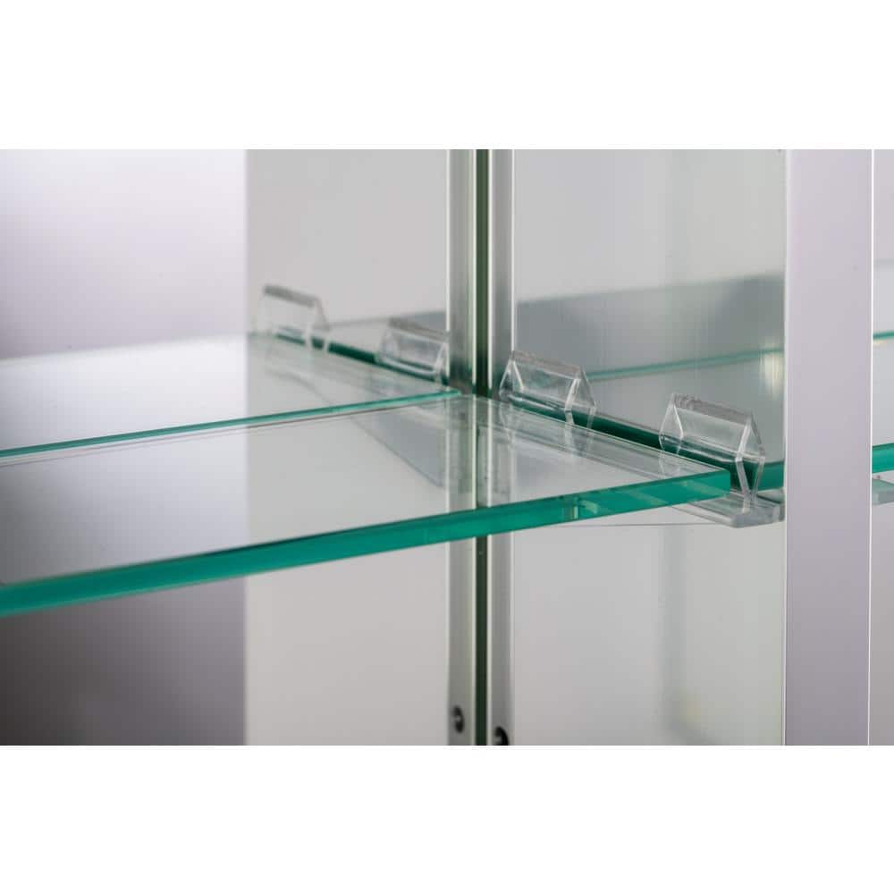 Halton 30x26in Double Door Aluminum Bathroom Medicine Cabinet