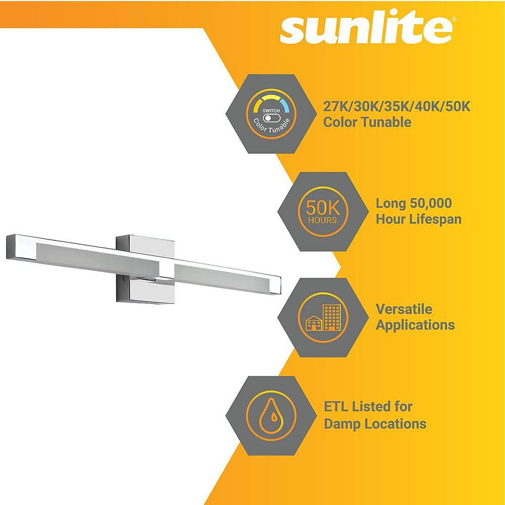 27-Inch Chrome LED Dimmable Vanity Light Fixture