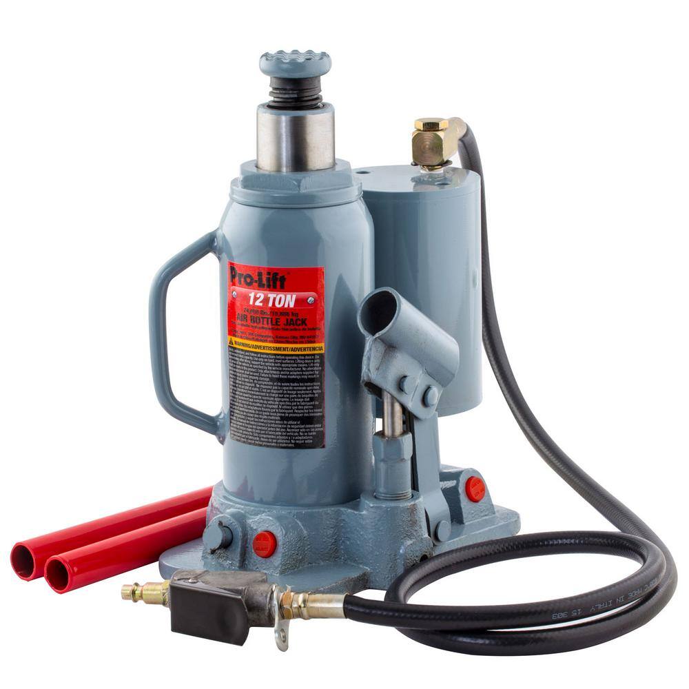 Pro-Lift 12-Ton Low PSI Air Bottle Jack Pneumatic Manual Heavy-Duty ...