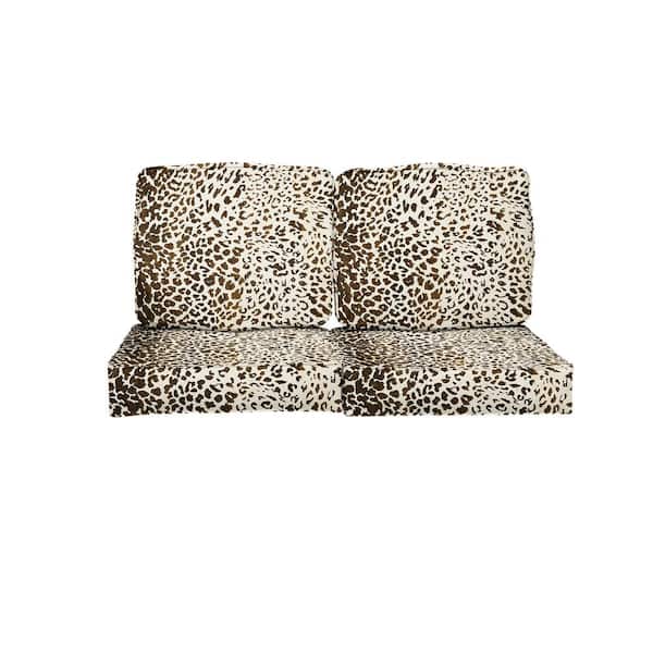 23 x 23.5 Sunbrella Instinct Espresso Deep Seating Indoor/Outdoor Loveseat Cushion