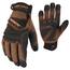 FIRM GRIP TradeMaster Gloves - Large, Tan, Duck Canvas Back, Breathable (4 Pairs)