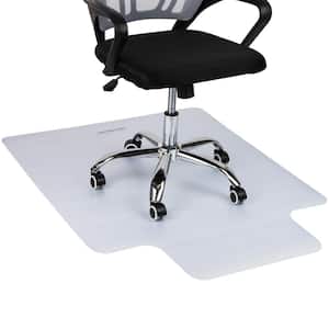 Clear PVC Office Chair Mat for Hardwood Floors Under Desk Floor Protector 47 in. L x 35.25 in. W x 0.125 in. H