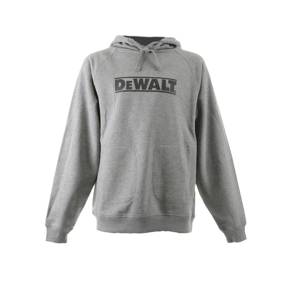 Logan Men's Size XXL Heather Grey Cotton/Polyester Water Resistant Hooded Sweatshirt