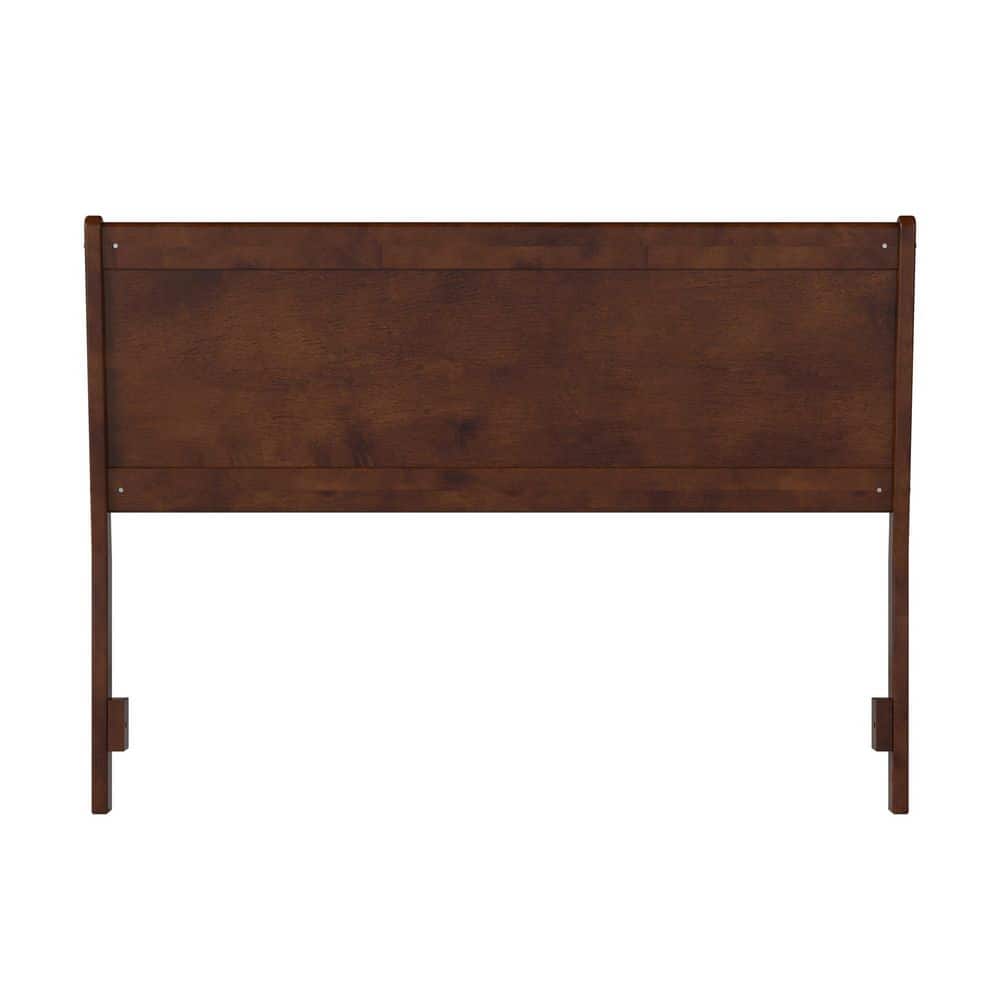 Casanova Queen Walnut Solid Wood Panel Headboard
