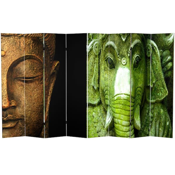 6 ft. Printed 4-Panel Room Divider