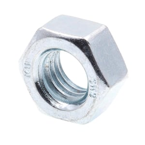 Finished Hex Nuts Class 10 Metric M12-1.75 Zinc Plated Thru-Hardened Steel (10-Pack)