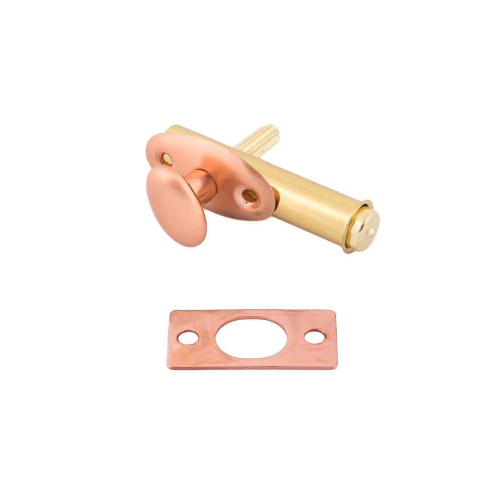 Solid Brass Mortise Door Bolt in Bright Copper price history on PriceWatchPro