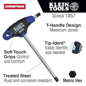 10PC Imperial Hex Allen Key Set T-Handle Easy Grip Suit Lathes Engineers 