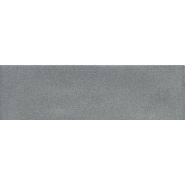 EMSER TILE Passion Gris 3 in. x 8 in. Glossy Porcelain Wall Tile