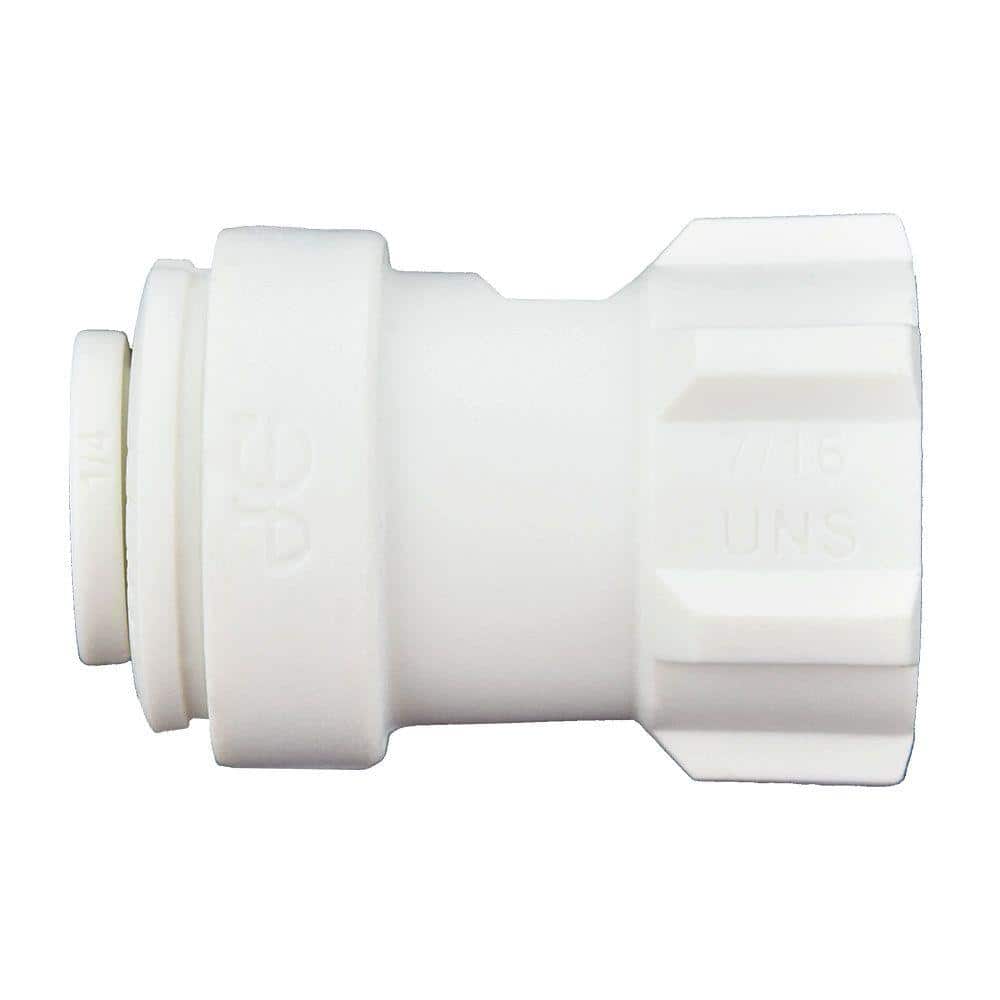 John Guest Reverse Osmosis RO Fitting - PP1208W Bulkhead Connector 1/4