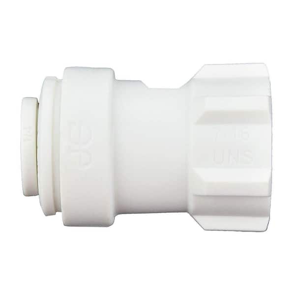 John Guest 1/4 in. Polypropylene Push-to-Connect Female Compression Faucet Connector Fitting (10-Pack)