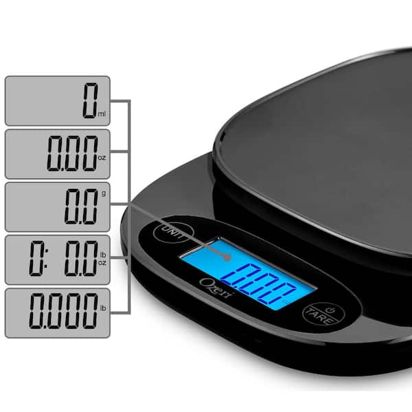 Ozeri Garden and Kitchen Scale II, Digital Food Scale with 0.1 g (0.005  oz.) Red, 420 Variable Graduation Technology ZK28-R - The Home Depot