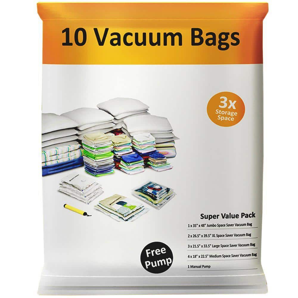 Durable Clear Vacuum Storage Bags with Pump