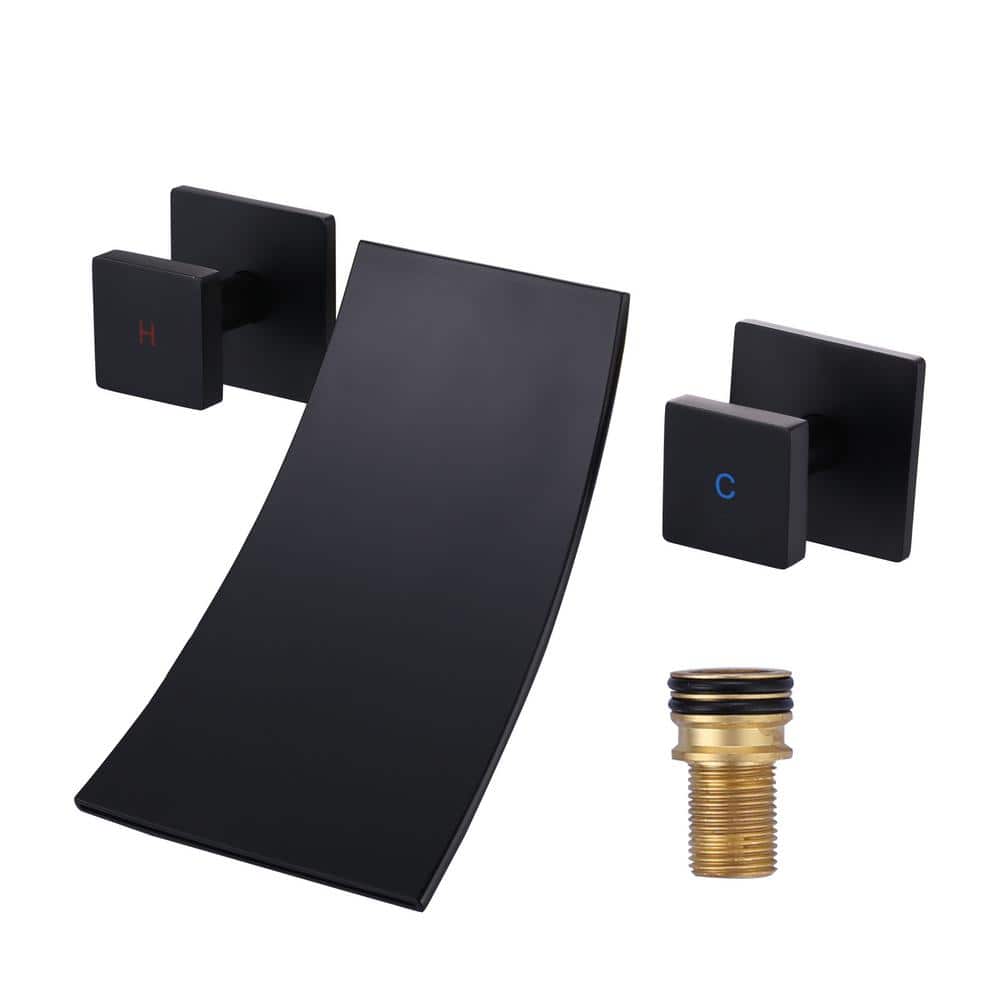 2-Handle Wall-Mount Roman Tub Faucet, Corrosion Resistant in. Black price history on PriceWatchPro