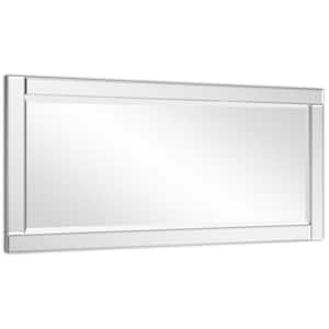 Large Rectangle Clear Beveled Glass Contemporary Mirror (54 in. H x 24 in. W)