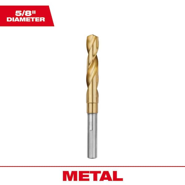 5/8 in. Titanium Silver and Deming Drill Bit