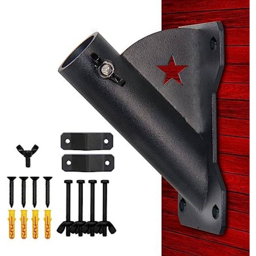 Cubilan Flag Pole Bracket Flag Pole Holder for 1 in. Dia Flag Pole