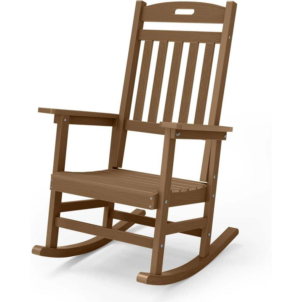 Teak Classic Plastic Patio Outdoor Rocking Chair price history on PriceWatchPro