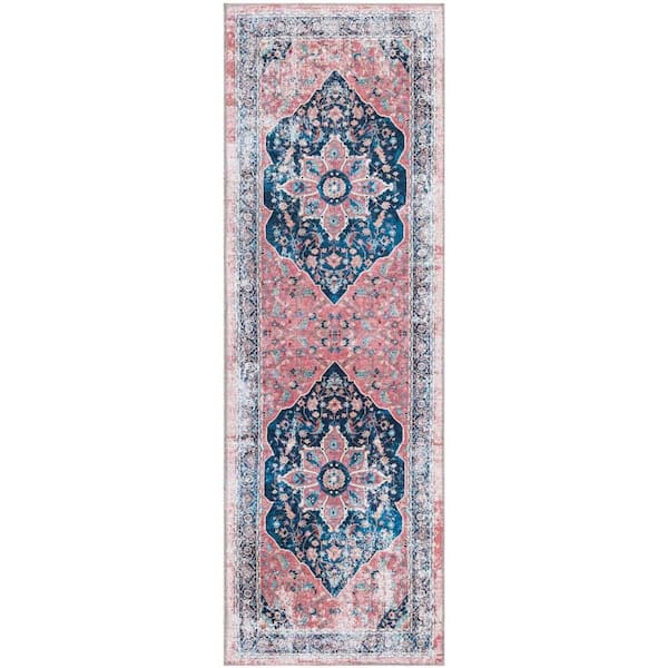 Unique Loom Yara Aramis Navy Blue 2 ft. x 6 ft. 1 in. Area Rug