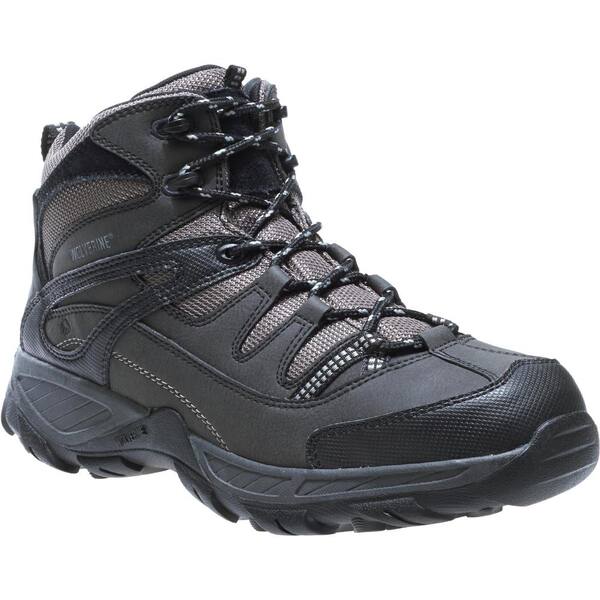 Wolverine Black Lace-Up steel toed Boots size 8.5 Men main image 3