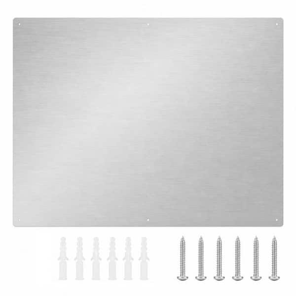 30 in. x 24 in. Stainless Steel Backsplash, Panel Splatter Guard for Stovetop, 6-Pre Drilled Holes for Easy Installation
