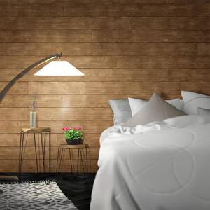 1 in. x 8 in. x 8 ft. Barn Wood Light Brown Pine Shiplap Board (6-Pack)
