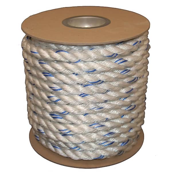T.W. Evans Cordage 1-1/4 in. X 600 ft. Twisted Polydac Poly Dacron