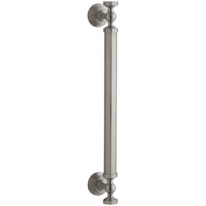 Pinstripe 14 in. Shower Door Handle in Brushed Nickel