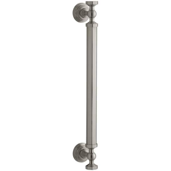 KOHLER Pinstripe 14 in. Shower Door Handle in Brushed Nickel