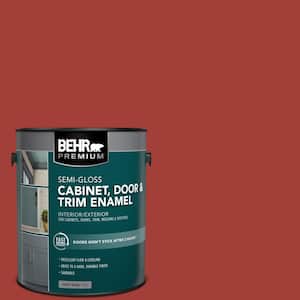 1 gal. #PPU2-16 Fire Cracker Semi-Gloss Enamel Interior/Exterior Cabinet, Door & Trim Paint