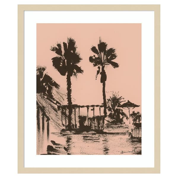 Holiday by Dan Hobday 1 Piece Framed Giclee Travel Art Print 25 in. x 21 in.
