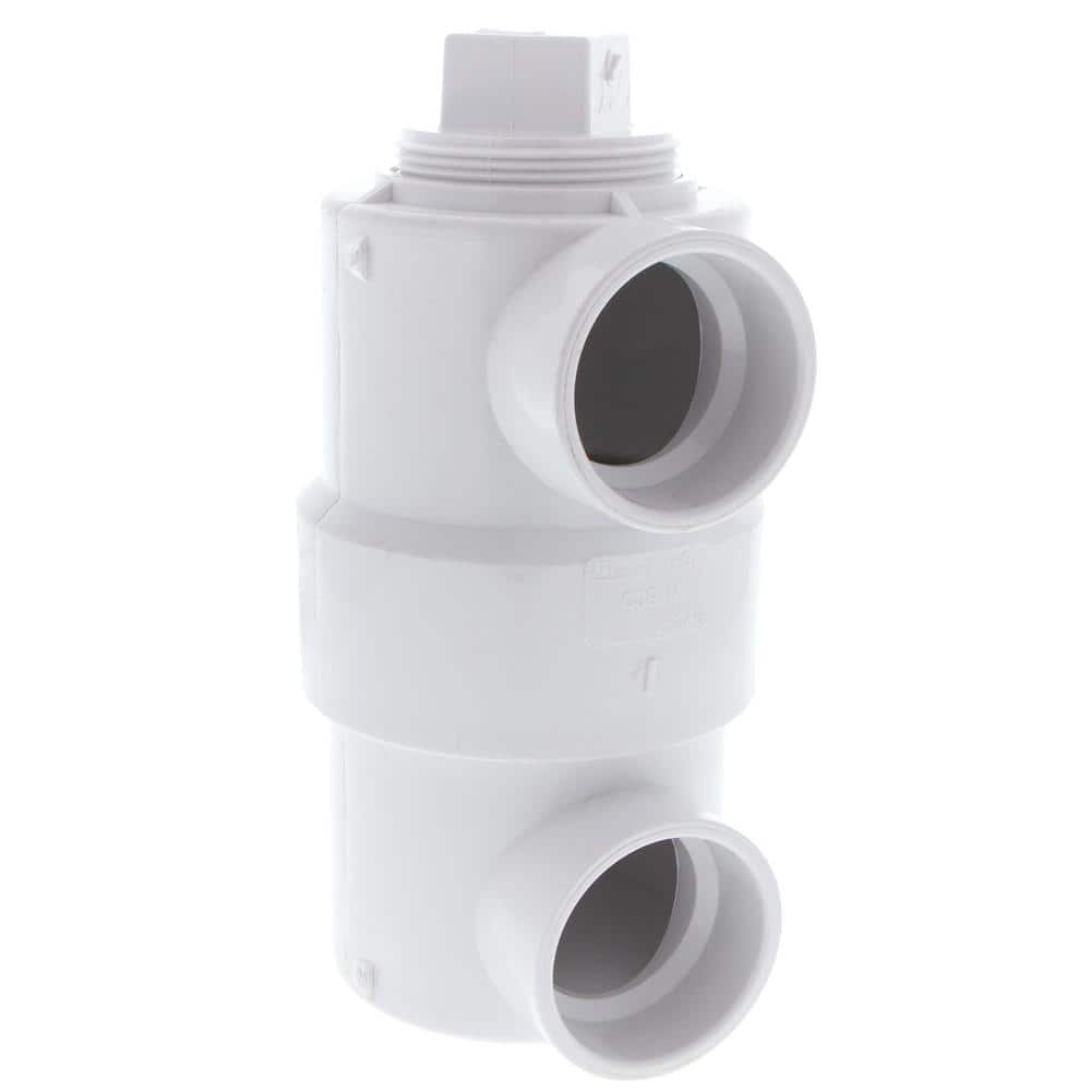 NIBCO 1-1/2 in. x 3 in. x 6 in. PVC DWV Hub x Hub x Cleanout with Plug ...