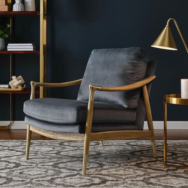 Modway Langford Stain-Resistant Performance Velvet Armchair