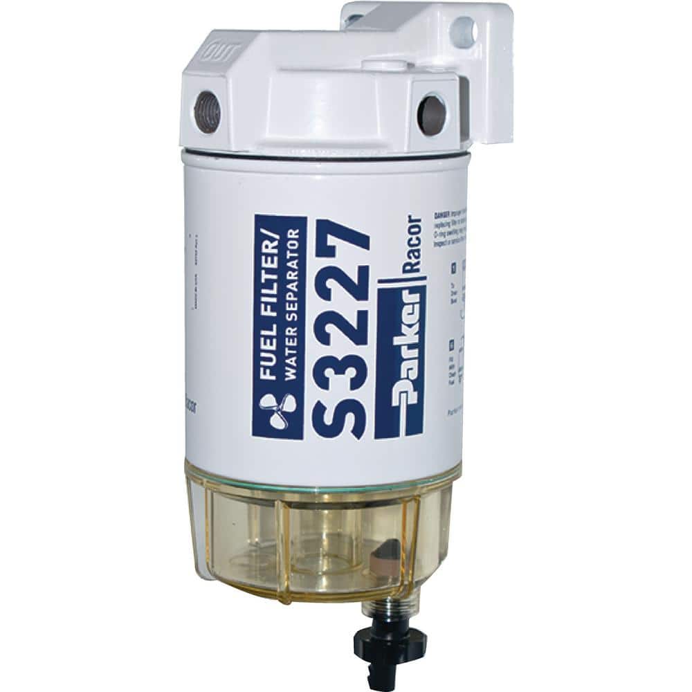 Racor 902FH10 Kraftstofffilter/Wasserabscheider 10 Mikron (341 lph) -  Sauberer Dieselkraftstoff