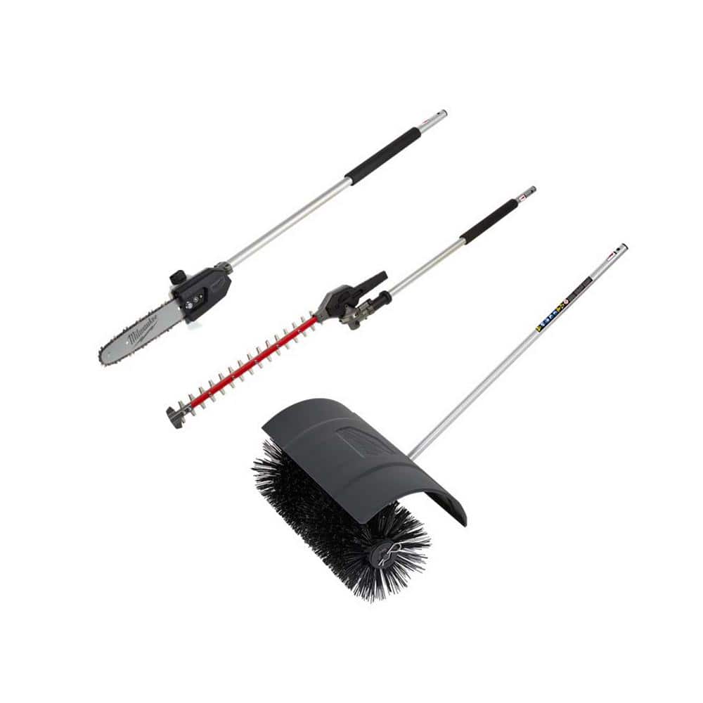 M18 FUEL QUIK-LOK 10 in. Pole Saw, Articulating Hedge Trimmer and Bristle Brush Attachment (3-Tool) price history on PriceWatchPro